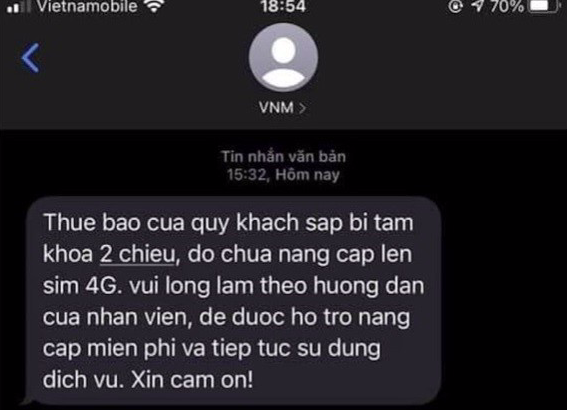 Tin nhắn lừa đảo được người tiêu dùng phản ảnh đến Cục Cạnh tranh và bảo vệ người tiêu dùng.
