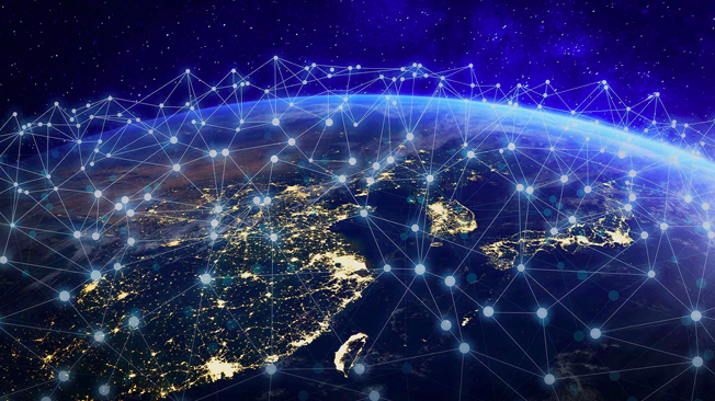 Tham vọng của Starlink là sử dụng 12.000 vệ tinh quỹ đạo thấp để phủ sóng Internet đến mọi ngóc ngách của quả địa cầu - ảnh minh họa.