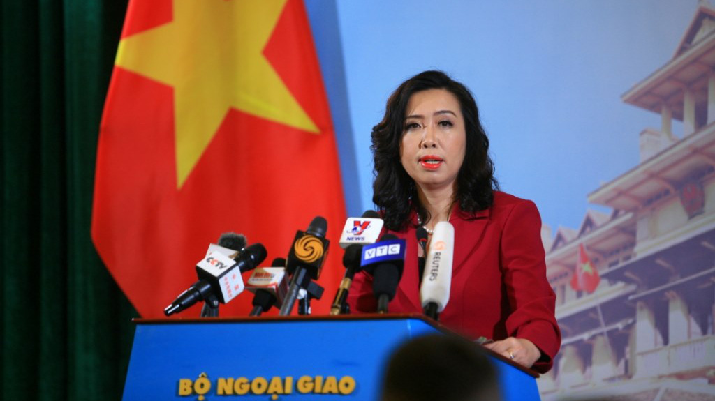 Người phát ngôn Bộ Ngoại giao Lê Thị Thu Hằng.