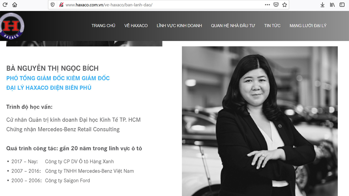 Bà Nguyễn Thị Ngọc Bích.