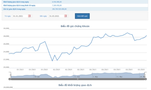 HSG bán cổ phiếu quỹ giá bình quân 27.489 đồng/cổ phiếu