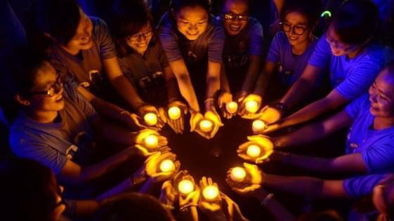 Tắt đèn, hưởng ứng Giờ trái đất.