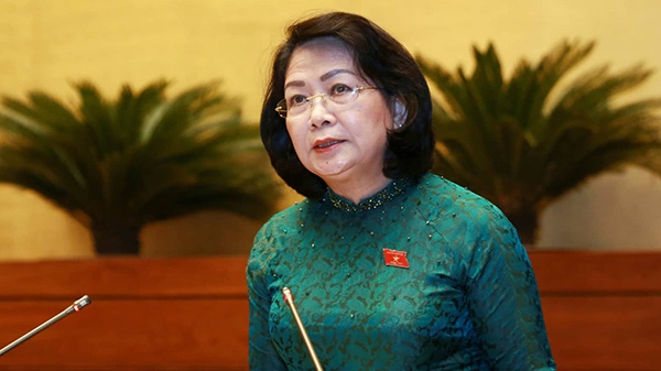 Trình miễn nhiệm Phó chủ tịch nước Đặng Thị Ngọc Thịnh và 5 Ủy viên thường vụ Quốc hội