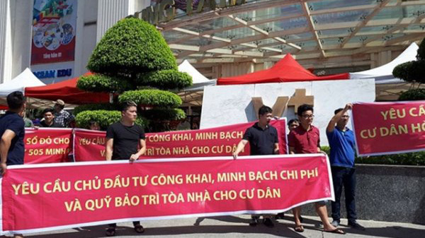 Phí bảo trì là mâu thuẫn thường trực giữa cư dân và chủ đầu tư.