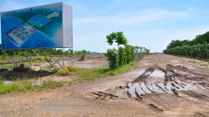 Dự án Nhiệt điện Kiên Lương sau nhiều năm vẫn giậm chân tại chỗ. 