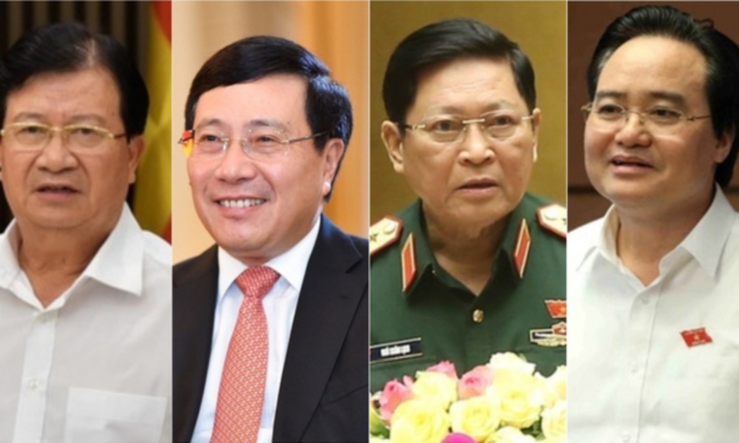 Một số thành viên Chính phủ được trình miễn nhiệm chức vụ - Ảnh: VTV
