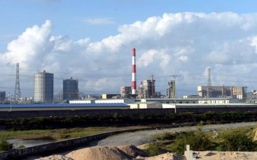 Một góc nhà máy thép Formosa Hà Tĩnh<br>