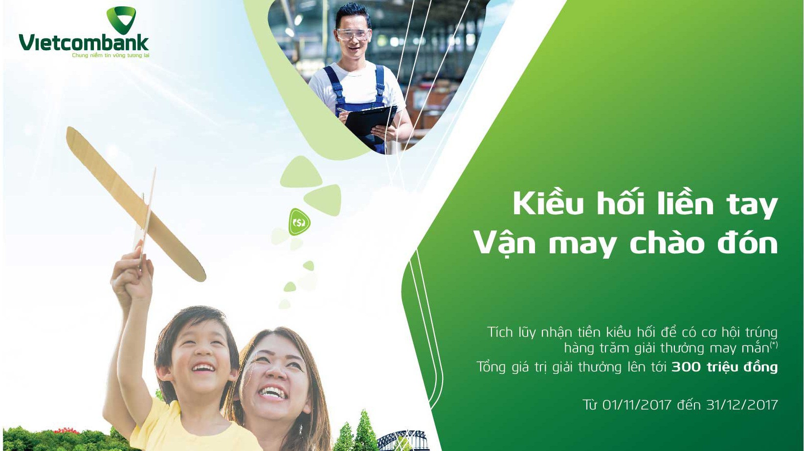 Tổng giá trị quà tặng bằng tiền mặt qua hai chương trình này là 800 triệu đồng.