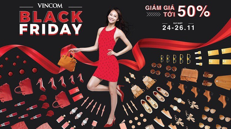 Vincom Black Friday là lễ hội mua sắm thường niên tại hệ thống trung tâm thương mại Vincom.