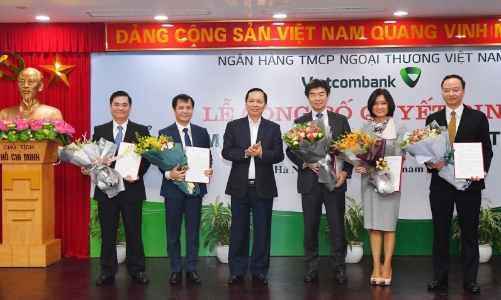 Vietcombank bổ nhiệm loạt nhân sự cao cấp