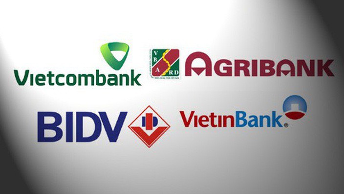 Nhóm "Big 4" các ngân hàng thương mại nhà nước, cũng là bốn thành viên có quy mô tổng tài sản đã vượt mốc 1 triệu tỷ đồng. Nhóm này hiện nắm quanh 50% thị phần huy động và cho vay của toàn hệ thống.