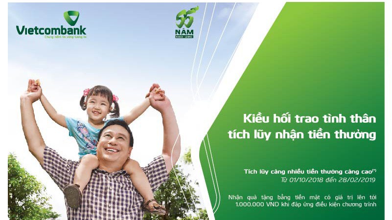 Năm 2018 năm thứ 4 liên tiếp Vietcombank triển khai chương trình khuyến mại này.