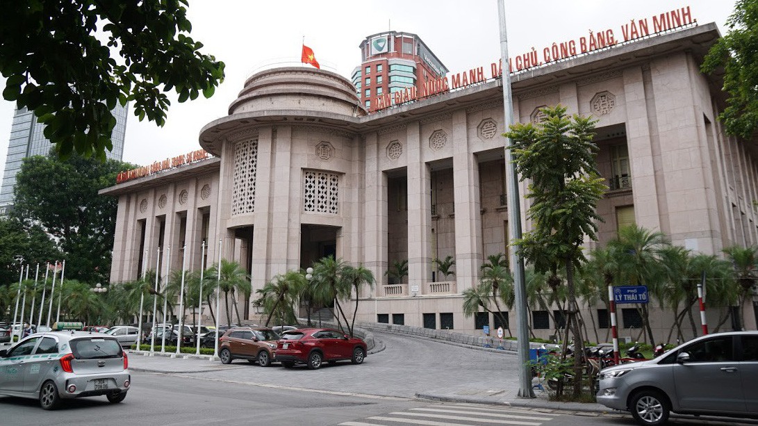 Trụ sở Ngân hàng Nhà nước - Ảnh: Quang Phúc.