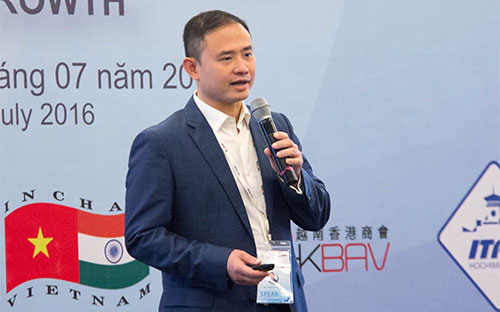 Ông Trần Nhất Minh, Phó tổng giám đốc kiêm Giám đốc khối Ngân hàng Công nghệ số của Ngân hàng Quốc tế Việt Nam (VIB).<br>