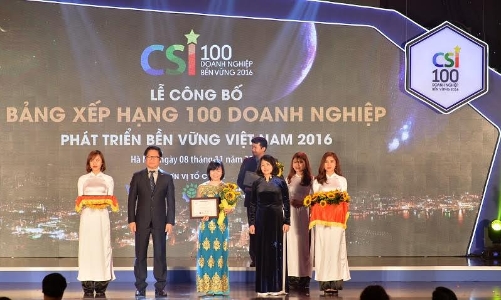 Vingroup vào top 10 doanh nghiệp bền vững nhất Việt Nam 2016 