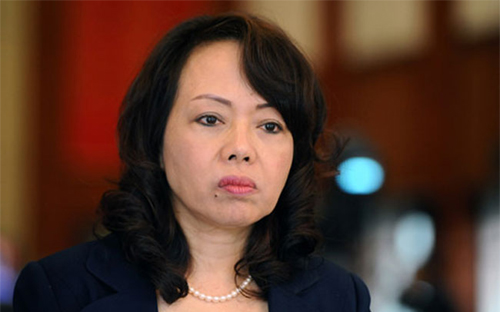 Bộ trưởng Bộ Y tế Nguyễn Thị Kim Tiến.