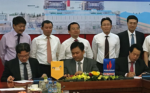 Lễ ký hợp đồng tín dụng giữa PVcomBank với PVPower.<br>