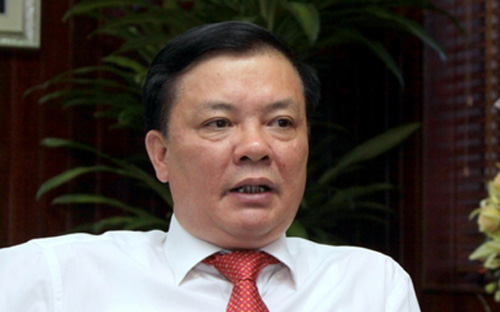 Bộ trưởng Bộ Tài chính Đinh Tiến Dũng.