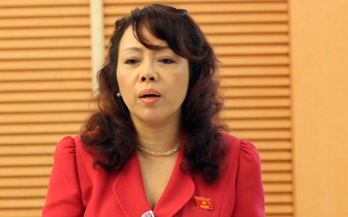 Bộ trưởng Bộ Y tế Nguyễn Thị Kim Tiến.