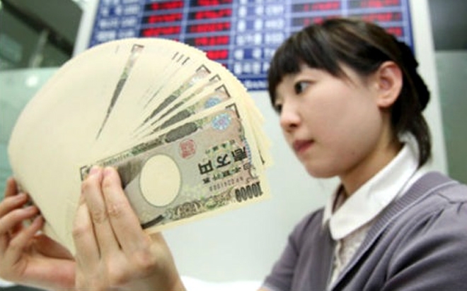 Yên Nhật tăng 14% tính từ đầu năm đến nay.