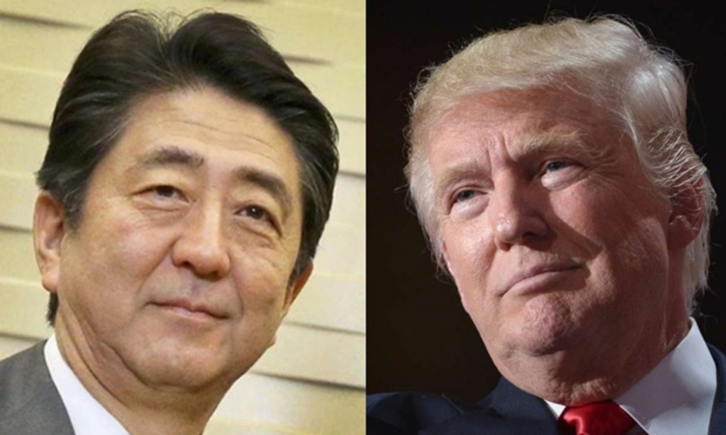 Dự kiến cuộc gặp giữa ông Donald Trump và Thủ tướng Nhật Shinzo Abe sẽ diễn ra vào ngày 17/11, bên lề hội nghị thượng đỉnh APEC được tổ chức tại Peru - Ảnh: SNA Japan.<br>