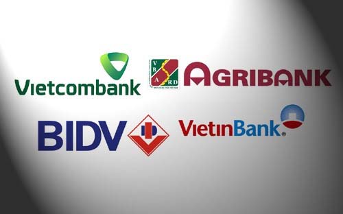 Nhóm "Big 4" ngân hàng đang chiếm trên dưới 50% thị phần huy động và cho vay toàn hệ thống.<br>