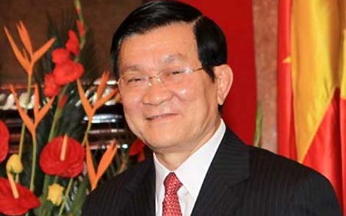 Chủ tịch nước Trương Tấn Sang.