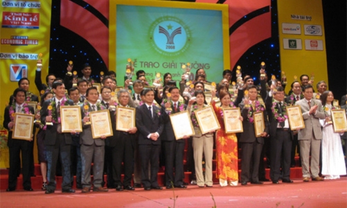 Danh sách doanh nghiệp Rồng Vàng và Thương hiệu mạnh 2012