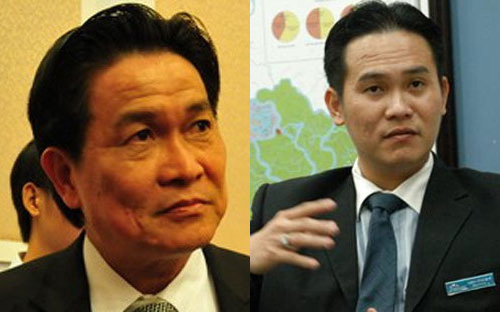 Ông Đặng Văn Thành và ông Đặng Hồng Anh.