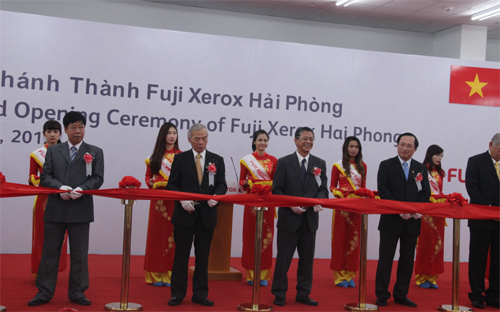 Mục tiêu chiến lược của Fuji Xerox là xây dựng nhà máy tại Hải Phòng thành trung tâm phân phối sản phẩm cho thị trường toàn cầu.