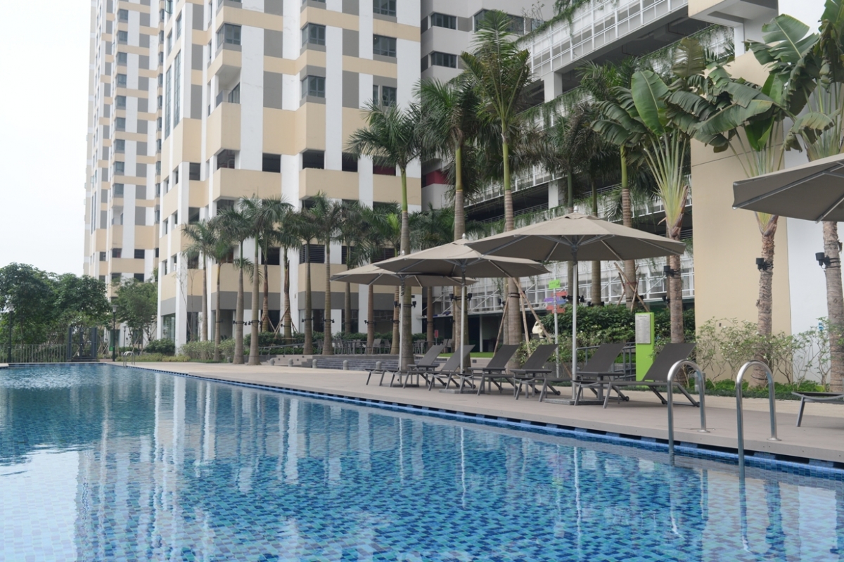 Với kiến trúc xanh, sạch, thân thiện môi trường theo tiêu chuẩn các resort Singapore cùng với hệ thống 54 tiện ích cao cấp cho 3 thế hệ, dự án đang được Đất Xanh Miền Bắc phân phối với giá từ 27,5 triệu đồng/m2.