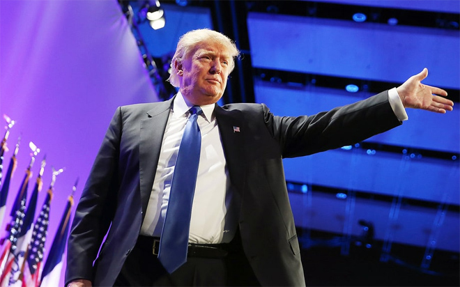Ứng cử viên Tổng thống Mỹ Donald Trump.<br>