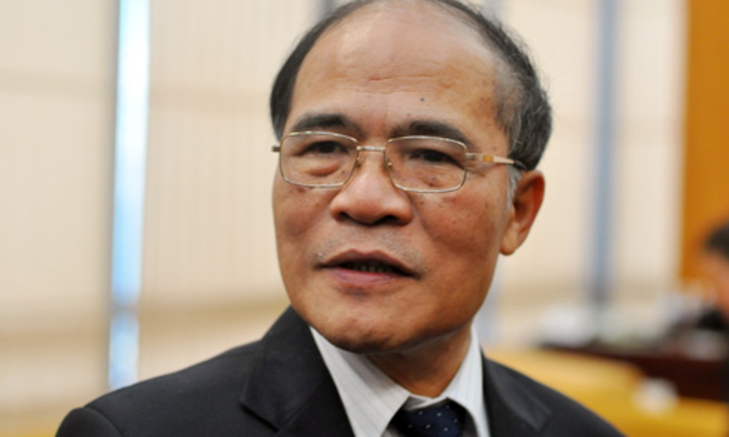 Chủ tịch Quốc hội Nguyễn Sinh Hùng.