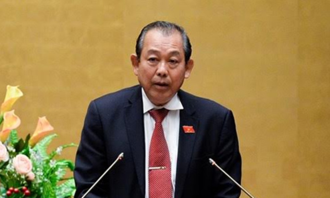 Chánh án Tòa án Nhân dân Tối cao Trương Hòa Bình.