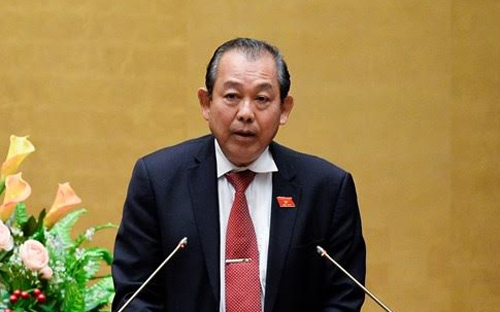 Chánh án Tòa án Nhân dân Tối cao Trương Hòa Bình.