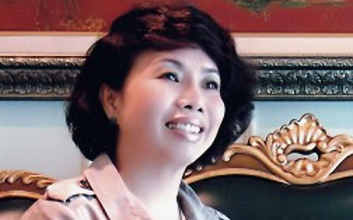 Bà Thái Hương, Chủ tịch Tập đoàn TH, đơn vị sở hữu thương hiệu sữa TH True Milk.<br>