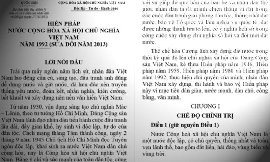 68 ý kiến ở 19 tổ tán thành với tên gọi, nội dung cơ bản của dự thảo và 
báo cáo giải trình, tiếp thu của Ủy ban dự thảo sửa đổi Hiến pháp năm 
1992.