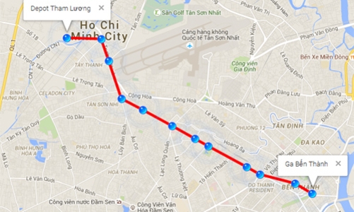 Tuyến metro số 2 Tp.HCM đội vốn 700 triệu USD