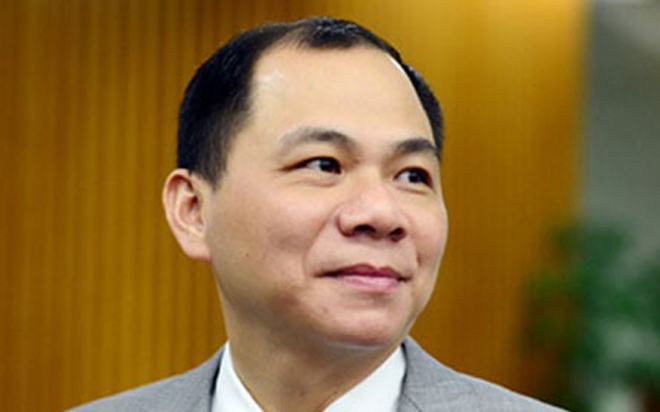 Tỷ phú Việt Nam Phạm Nhật Vượng.<br>