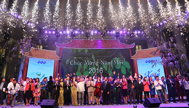 Chương trình "Xuân yêu thương" chào mừng gần 200 kiều bào về thăm và làm việc tại Vĩnh Phúc, được tổ chức tại FLC Vĩnh Thịnh dịp Tết vừa qua. <br>