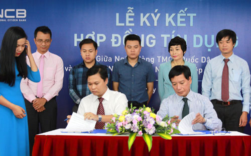 Lễ ký thỏa thuận hợp tác và tài trợ tín dụng giữa NCB với TPAI.<br>