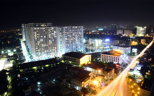 Tuyến đường đầu tư mới sẽ giảm tải giao thông cho đường Lĩnh Nam và đặc 
biệt là quanh khu vực chân cầu Vĩnh Tuy gần khu đô thị Times City - Ảnh:
 Anh Tuấn.