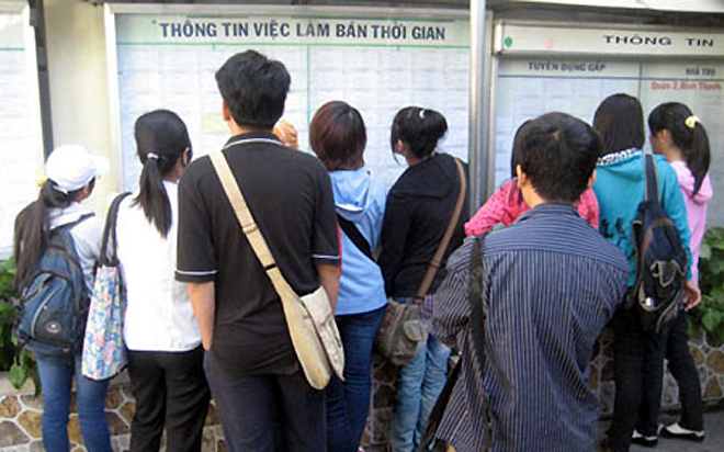 Gần 48% trong tổng số 1,12 triệu người thất nghiệp nằm trong độ tuổi từ 15 - 24 tuổi.<br>