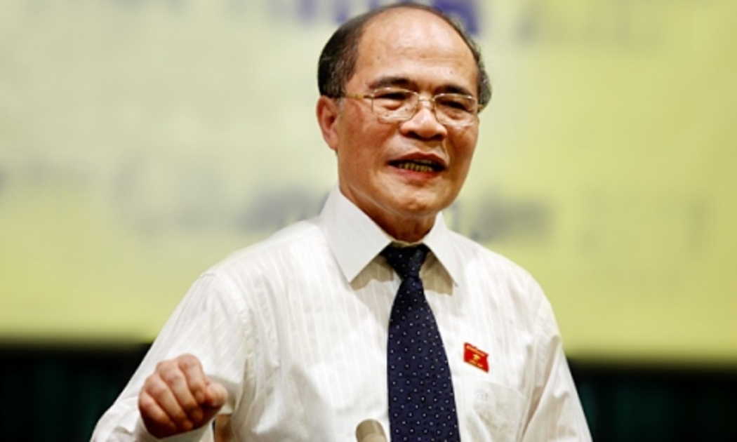 Chủ tịch Quốc hội Nguyễn Sinh Hùng.