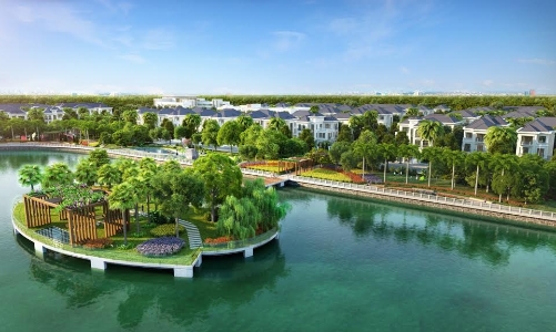 Cuối 2017 Vingroup bắt đầu bàn giao biệt thự sinh thái Vinhomes Green Bay