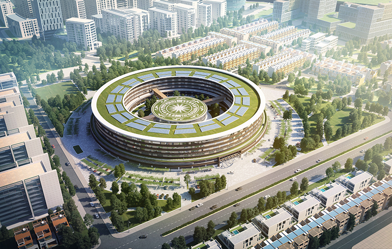 Phối cảnh dự án khu đô thị FPT City Đà Nẵng. 