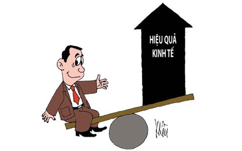 Kết quả tái cơ cấu kinh tế cho đến nay “mới chỉ là bước đầu”, vẫn còn 
“ngổn ngang” và “bộn bề” trên nhiều mặt, từ nhận thức, quan điểm, tư 
tưởng, đến các giải pháp thực hiện - Minh họa: Khều.<br>