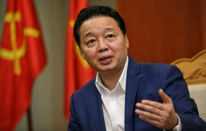 Bộ trưởng Bộ Tài nguyên và Môi trường Trần Hồng Hà - Ảnh: VGP.<br>