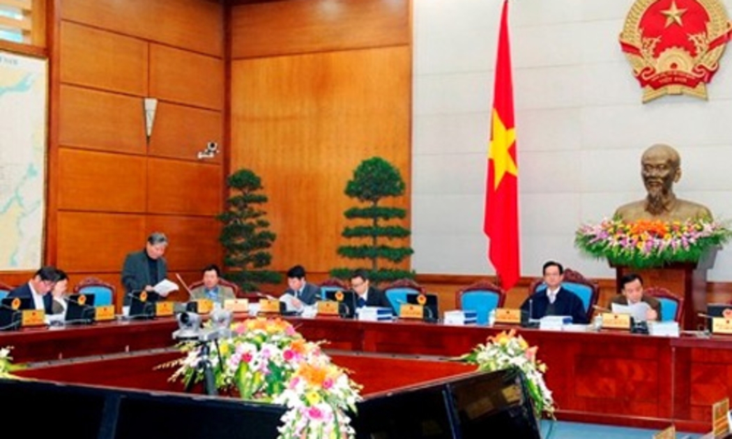 Quang cảnh phiên họp chuyên đề của Chính phủ ngày 25/12 - Ảnh VGP.<br>