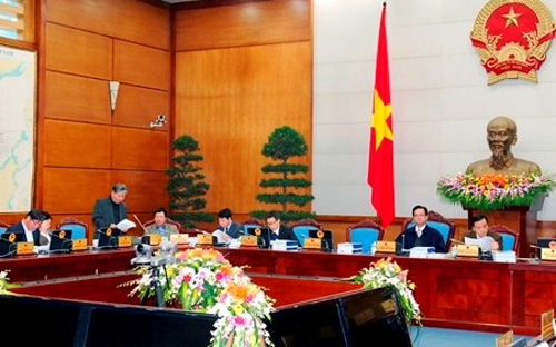 Quang cảnh phiên họp chuyên đề của Chính phủ ngày 25/12 - Ảnh VGP.<br>